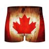 Canadian Flag Men's Boxer Briefs Underwear Soft Comfort Breathable Underpants 4XL view 4