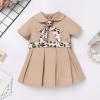 Baby Girl Cheetah Dress Outfit Newborn Wild One Birthday Outfit Girl Leopard Print Pleated Dress with Leopard Hat 3PCS Leopard Outfit Baby Jungle Safari Photo Shoot Outfits Leopard Dress 0-6 Months view 3