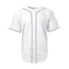 DIGITMON Men's Baseball Jersey Button Down Premium Hip Hop T Shirts Sports Uniform WHITEGREY, Large view 2