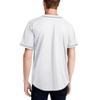 DIGITMON Men's Baseball Jersey Button Down Premium Hip Hop T Shirts Sports Uniform WHITEGREY, Large view 3