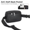Telena Leather Belt Bag for Women Fashionable Fanny Packs Cross Body Bag Waist Pack Black view 4