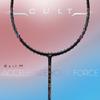 HUNDRED Cult 77 Feather Lite Carbon Fibre Strung Badminton Racket with Full Racket Cover for Intermediate Players (77g,Max Tension - 32LBS) view 2