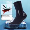 DIVESTAR Diving Neoprene Socks for Men Women,5MM Black Wetsuit Socks Scuba Surf Beach Booties for Snorkeling Swimming Kayaking Sailing Canoeing (M,Black-5mm) view 2