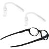 SAUCER Replacement Nose Pieces Pads for Oakley Plazlink OX8061 Eyeglass - Asian Fit White + Standard White view 1