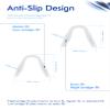 SAUCER Replacement Nose Pieces Pads for Oakley Plazlink OX8061 Eyeglass - Asian Fit White + Standard White view 3