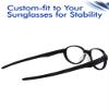 SAUCER Replacement Nose Pieces Pads for Oakley Plazlink OX8061 Eyeglass - Asian Fit White + Standard White view 4
