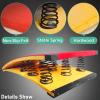 Athletic Field Springboard for High / Long Jump, Hardwood Curved Ramp Design Elastic Board - Load 242lbs / 110kg, Gymnastics Wushu Training Supplies ( Color : B , Size : 60x120cm/23.6"x47.2" 9 Springs view 4