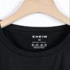 Pockety Women's T-Shirt Mushroom and Slogan Graphic Tee T-Shirt for Women (Color : Black, Size : Large) view 3