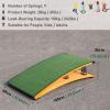 Athletic Field Springboard for High / Long Jump, Hardwood Curved Ramp Design Elastic Board - Load 242lbs / 110kg, Gymnastics Wushu Training Supplies ( Color : ligjt grey , Size : 60x120cm/23.6"x47.2" view 3