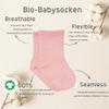 Baby Grip Ankle Socks 6 Pairs | Newborn Infant Toddlers Socks Anti-Allergic Cotton | Kids Boys Girls Ankle Sock (as1, age, 2_years, 3_years, Pink) view 3