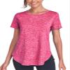 Absttith Womens Wicking T Shirts Short Sleeve Workout Athletic Casual Tops Gym Soprt Tee Side Split Red X-Large view 1