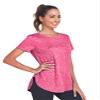 Absttith Womens Wicking T Shirts Short Sleeve Workout Athletic Casual Tops Gym Soprt Tee Side Split Red X-Large view 3