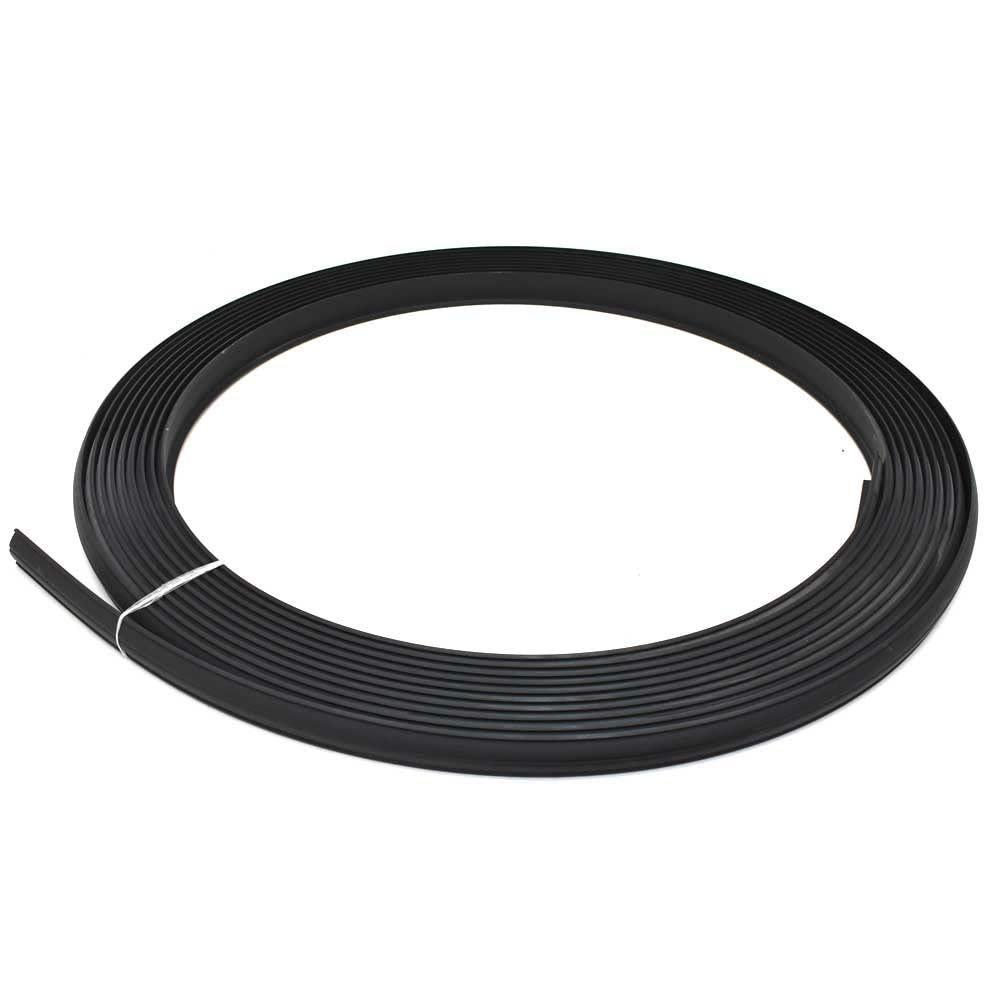 Taco Marine Boat Rub Rail V21-9862BKA60 | Black Rigid PVC 60 Foot