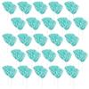 Anderson's Premium Teal and White School Spirit Shakers, Cheerleader Pom Poms, Sports Fan, Football, Basketball, Homecoming, Squad, Team, Party, Dance Club, Performance, Celebration Pack of 50 view 2