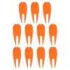 PATIKIL Golf Divot Tool, 12 Pack Plastic Golf Repair Tool Ball Marker for Golfer, Orange view 1