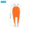 PATIKIL Golf Divot Tool, 12 Pack Plastic Golf Repair Tool Ball Marker for Golfer, Orange view 2