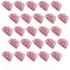 Anderson's Premium Cardinal Red and White School Spirit Shakers, Cheerleader Pom Poms, Sports Fan, Football, Basketball, Homecoming, Squad, Team, Party, Dance Club, Celebration Pack of 50 view 2