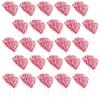 Anderson's Premium Scarlet Red and White School Spirit Shakers, Cheerleader Pom Poms, Sports Fan, Football, Basketball, Homecoming, Squad, Team, Party, Dance Club, Performance, Celebration Pack of 50 view 2