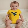 Wes and Willy Baby College Team 3 Pack of Cotton Rompers(West Virginia Mountaineers, 6 Month) view 3