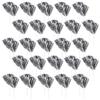 Anderson's Premium Black and White School Spirit Shakers, Cheerleader Pom Poms, Sports Fan, Football, Basketball, Homecoming, Squad, Team, Party, Dance Club, Performance, Celebration Pack of 50 view 2