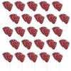 Anderson's School Spirit Shakers, Cheerleader Pom Poms, Sports Fan Gear, Football Accessories, Homecoming, Scarlet Red/Gray, 50 Count view 2