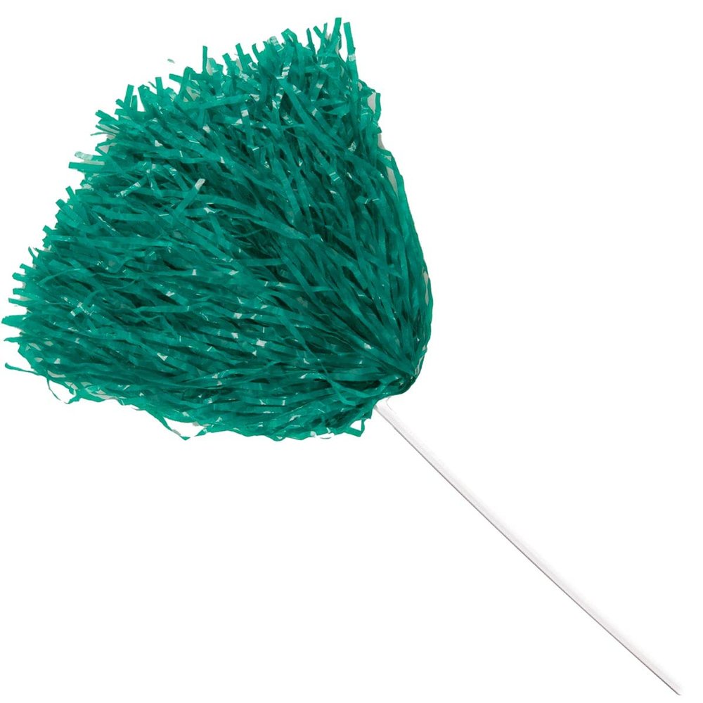 Anderson's Premium Teal School Spirit Shakers, Cheerleader Pom Poms, Sports Fan, Football, Basketball, Homecoming, Squad, Team, Party, Dance Club, Performance, Competition, Celebration Pack of 50