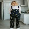 Wes and Willy Mens College Gameday Tailgating Lightweight Fashion Overalls (Iowa Hawkeyes, Logo Black, XXX-Large) view 3