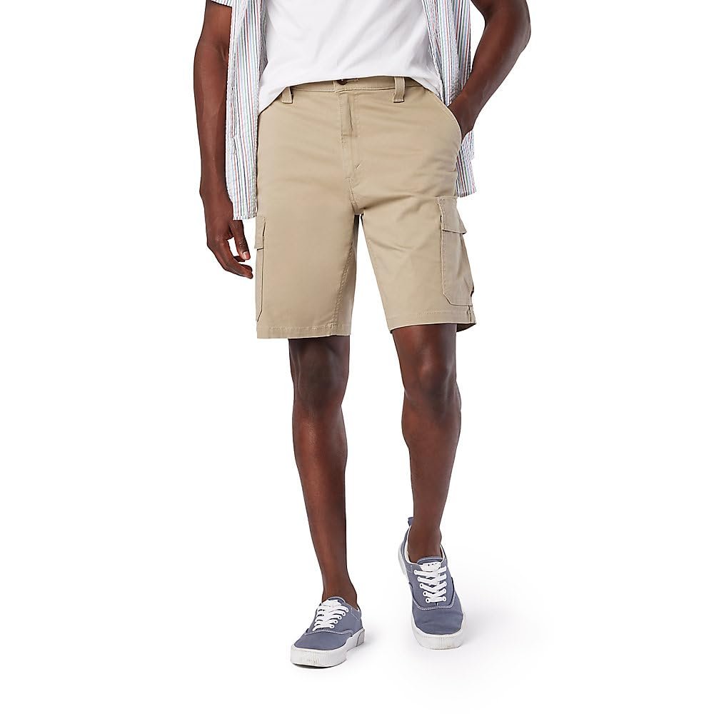Levi Strauss Signature Gold Men's Essential Cargo Shorts (Also Available in Big & Tall), (New) True Chino, 29 Regular