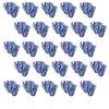 Anderson's Premium Royal Blue and White School Spirit Shakers, Cheerleader Pom Poms, Sports Fan, Football, Basketball, Homecoming, Squad, Team, Party, Dance Club, Performance, Celebration Pack of 50 view 2