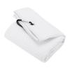 PATIKIL 20"x16" Tri-Fold Golf Towels, Waffle Pattern Towels Soft Fiber Strong Water Absorption with D Clip for Golf Lovers, White view 1