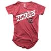 Wes and Willy NCAA Girls S/S Burnout Tee,South Carolina Gamecocks,4,Deep Maroon view 1