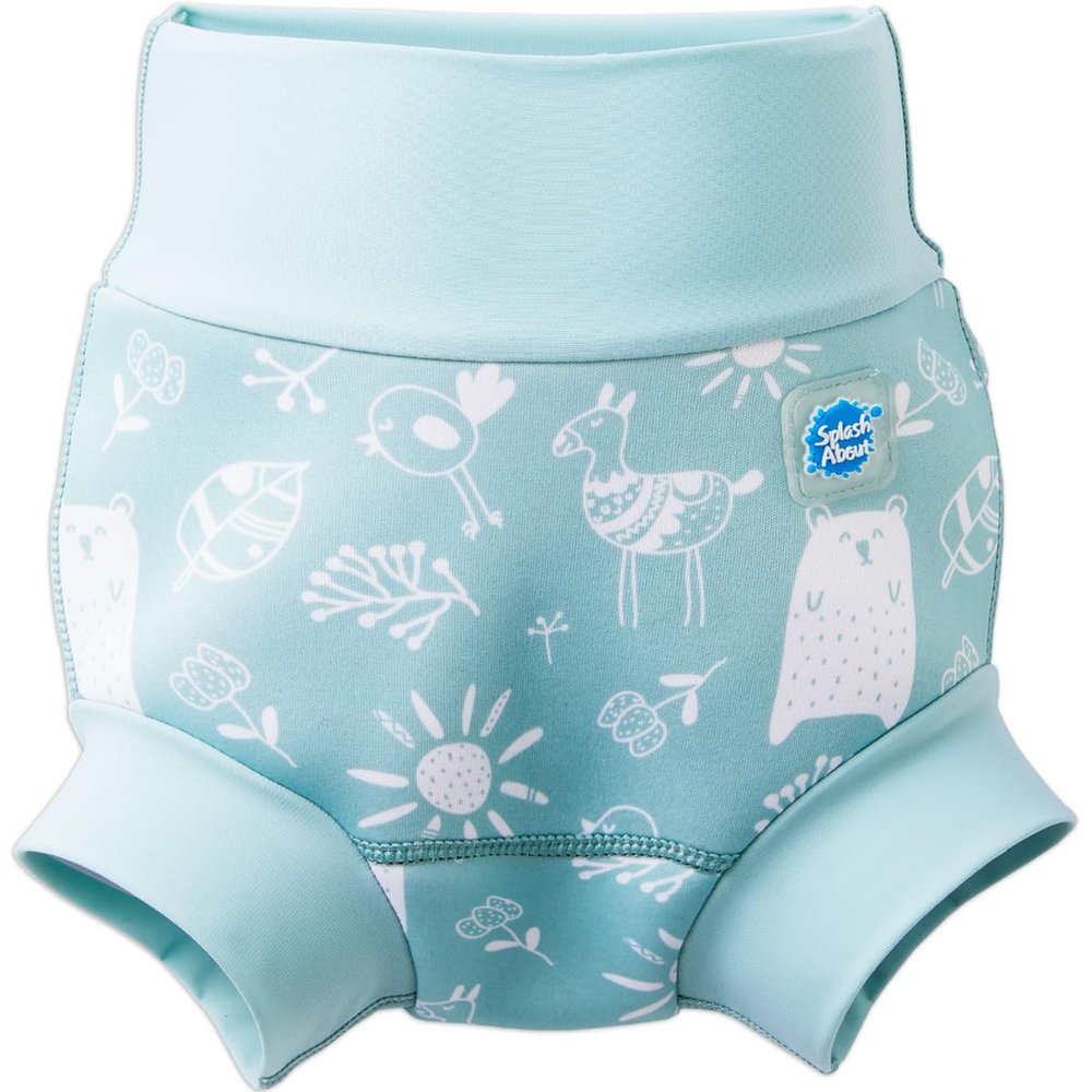 Splash About Happy Nappy Reusable Swim Diaper, Sunny Bear, 6-12 Months