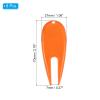 PATIKIL Golf Divot Tool, 8 Pack Plastic Golf Repair Tool Ball Marker for Golfer, Orange view 2