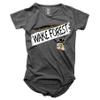 Wes and Willy NCAA Girls S/S Burnout Tee,Wake Forest Demon Deacons,6,Black view 1