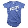 Wes and Willy NCAA Girls S/S Burnout Tee,Air Force Falcons,6,Blue Moon view 1