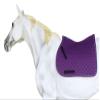 CHALLENGER English All-Purpose Purple Cotton Quilted Contoured Saddle Pad 72TS09PR view 4