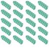 Anderson's Premium Kelly Green and White School Spirit Shakers, Cheerleader Pom Poms, Sports Fan, Football, Basketball, Homecoming, Squad, Team, Party, Dance Club, Celebration Pack of 100 view 2