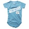 Wes and Willy NCAA Girls S/S Burnout Tee,North Carolina Tar Heels,3T,NC Blue view 1