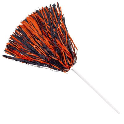 Anderson's Premium Navy Blue and Orange School Spirit Shakers, Cheerleader Pom Poms, Sports Fan, Football, Basketball, Homecoming, Squad, Team, Party, Dance Club, Performance, Celebration Pack of 100
