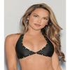 Glow Stones Black Light Dancewear Tri Bra Black O/S view 1