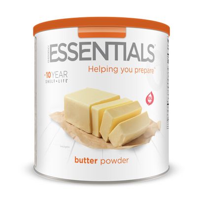 Emergency Essentials, Butter Powder, Emergency Food Supply, High-Calorie Survival Food, 2-lb. Large Can, 10-Year Shelf Life