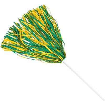 Anderson's Premium Kelly Green and Gold School Spirit Shakers, Cheerleader Pom Poms, Sports Fan, Football, Basketball, Homecoming, Squad, Team, Party, Dance Club, Celebration Pack of 100