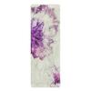 Personalized Purple Bloom Pink Flower Floral Non-Slip Rubber Bottom, Soft Suede Top, Cushioning, Impact Lessening, Yoga Mat Pilates Mat Exercise GYm and Home Mat view 2