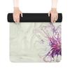 Personalized Purple Bloom Pink Flower Floral Non-Slip Rubber Bottom, Soft Suede Top, Cushioning, Impact Lessening, Yoga Mat Pilates Mat Exercise GYm and Home Mat view 4