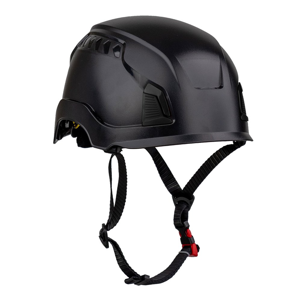 PIP Traverse Non-Vented, Industrial Climbing Helmet with MIPS Technology, ABS Shell, EPS Foam Impact Liner, HDPE Suspension, 4-Point Chin Strap, ANSI II, Black (280-HP1491RM-11)