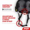 PIP Traverse Non-Vented, Industrial Climbing Helmet with MIPS Technology, ABS Shell, EPS Foam Impact Liner, HDPE Suspension, 4-Point Chin Strap, ANSI II, Black (280-HP1491RM-11) view 2