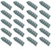 Anderson's Premium Forest Green and White School Spirit Shakers, Cheerleader Pom Poms, Sports Fan, Football, Basketball, Homecoming, Squad, Team, Party, Dance Club, Celebration Pack of 100 view 2