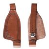 CHALLENGER Horse Western Adult Floral Tooled Brown Leather Replacement Saddle Fenders 5258LB view 1