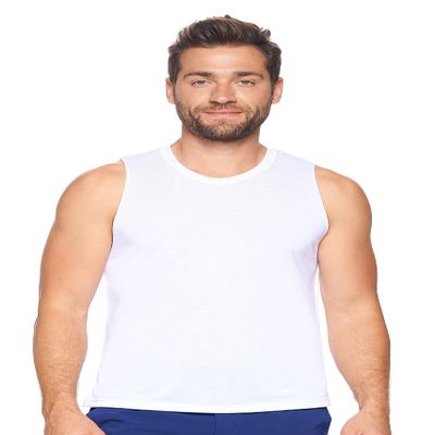 Expert Brand USA-Made Men's Soft Casual Activewear Siro Raw Edge Muscle Tee, White, XL
