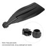 1 Pair, Blade Leaf Oar Replacement Kayak Paddle Replacement Kayak Canoe Paddle Replacement,Paddle Parts Accessories Black view 4